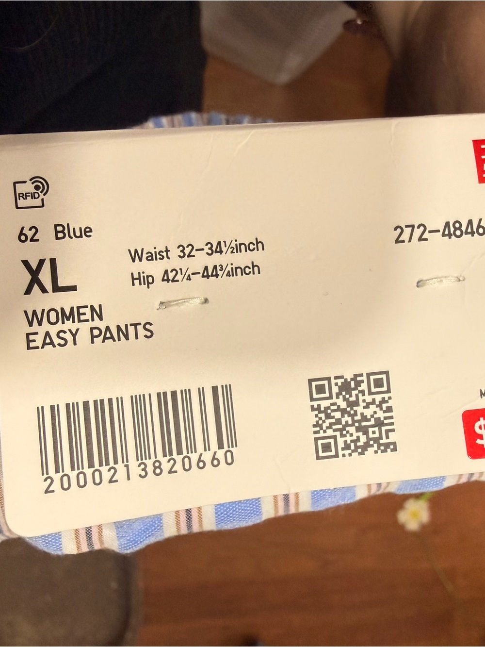 Uniqlo Blue Women Easy Pants XL